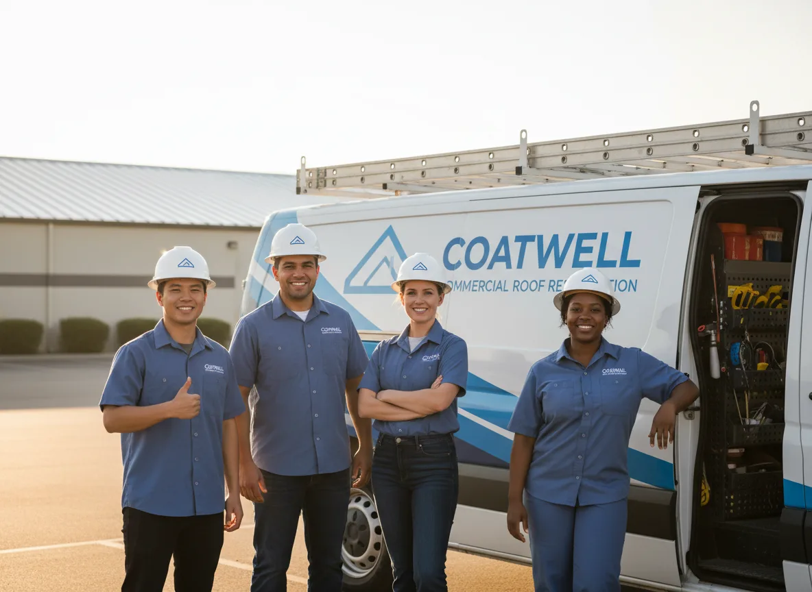 Commercial roof coating company in Poolville, TX